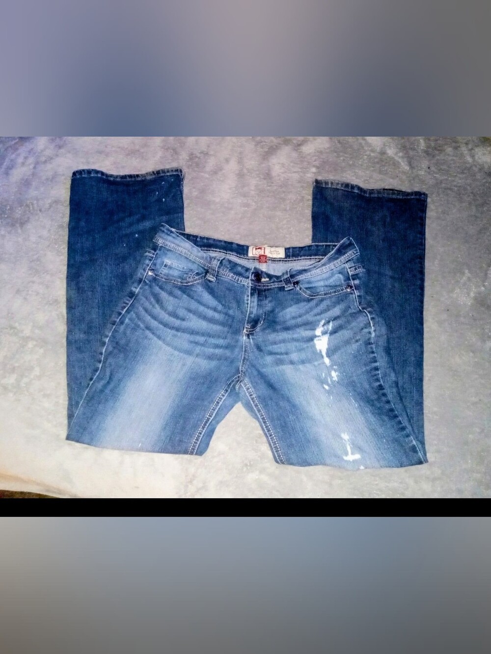 Women's L.E.I. Hipster Flare Jeans Size 11 Juniors